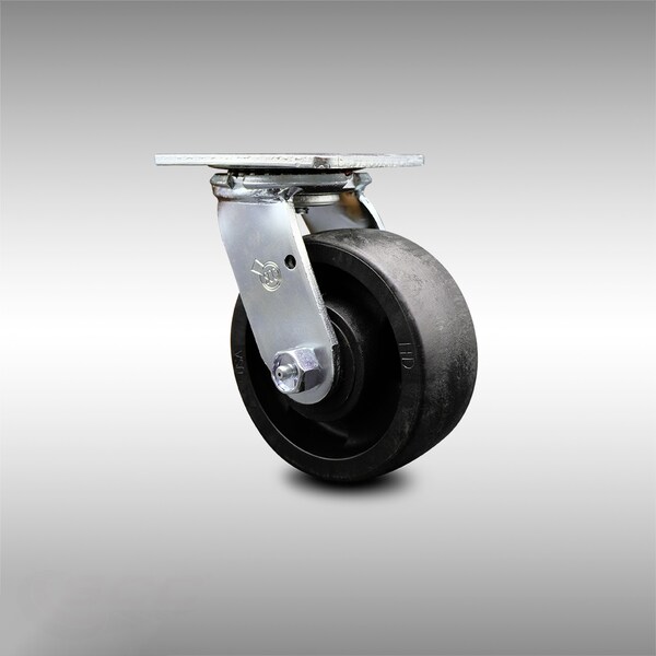 5 Inch Stainless Steel Glass Filled Nylon Wheel Swivel Caster with Ball Bearing